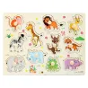 Les animaux de caricature - jouets de puzzle pour enfants